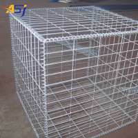 Hot dipped galvanized welded gabion mesh box