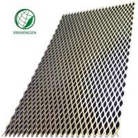 plastic power coated Galvanized / aluminum diamond hole trailer flooring expanded metal mesh