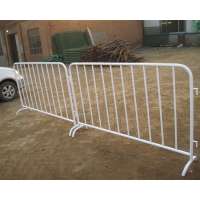 Low price powder coated crowd control barrier Fence