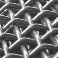 Square Stainless Steel Woven Crimped wire mesh